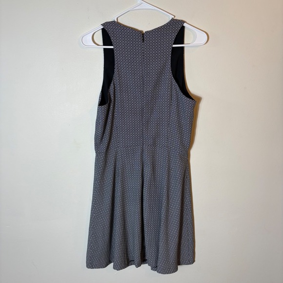 Banana Republic Black White Geometric Sleeveless Career Dress Size‎ 8 - Picture 7 of 9